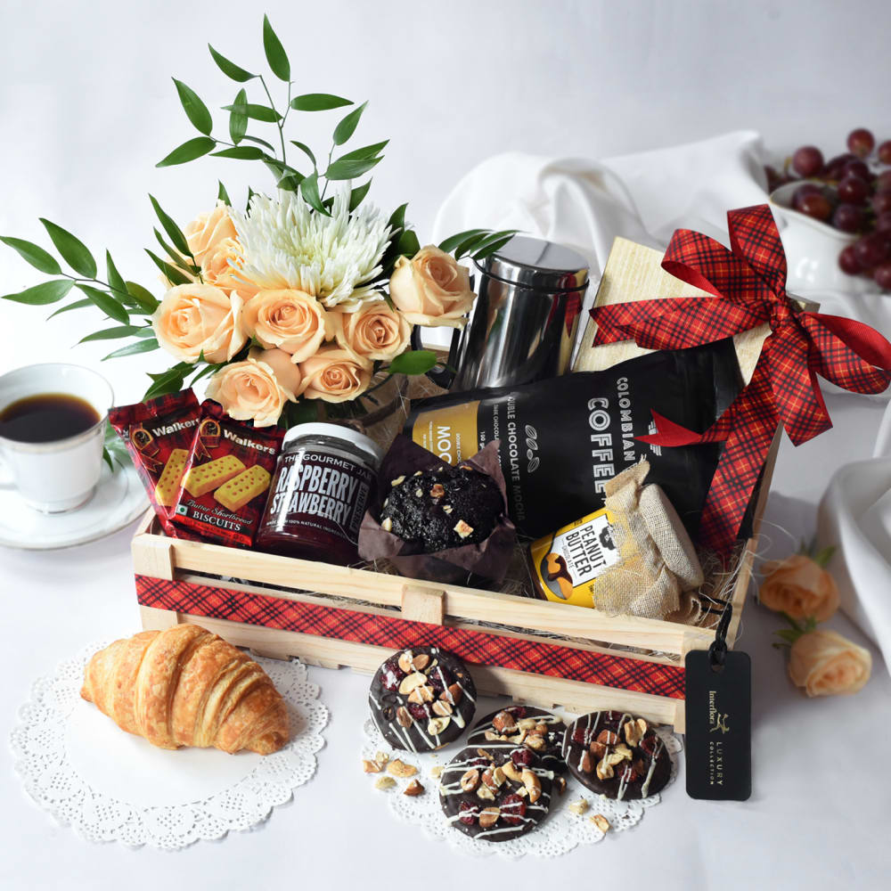 Breakfast in Bed Floral Gift Hamper